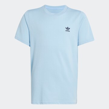 ADIDAS ORIGINALS T-Shirt 'Trefoil Essentials' in Blau: Vorderseite