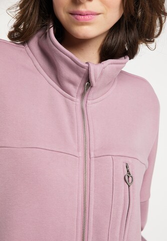 MYMO Zip-Up Hoodie in Pink