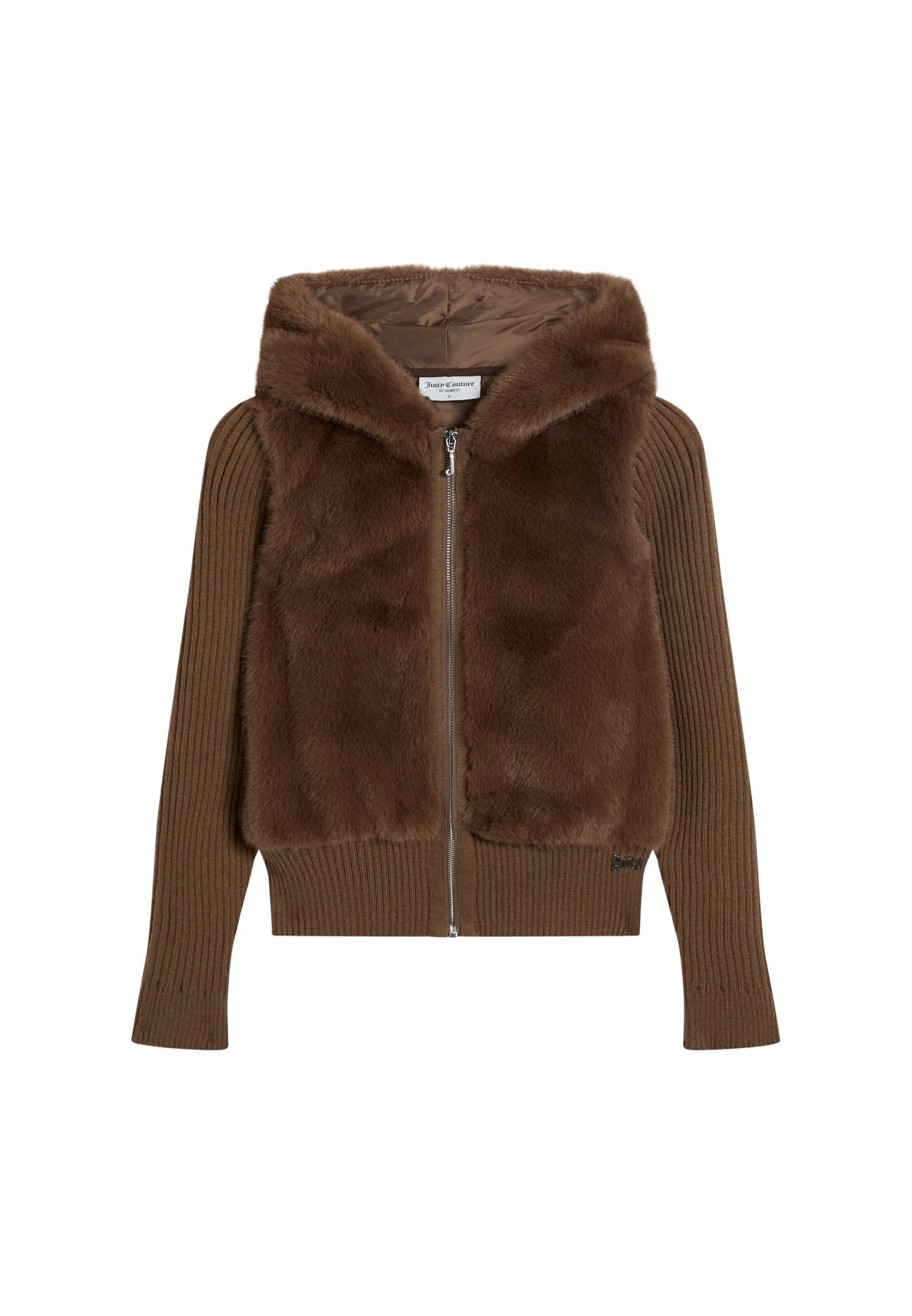 Cardigan 'Naila' Juicy Couture en marron : devant
