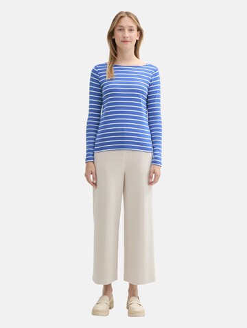 TOM TAILOR Shirt (GOTS) in Blau