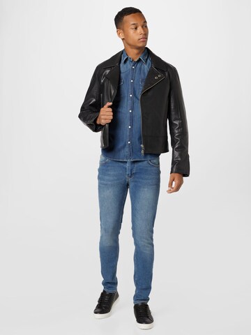 Regular fit Cămașă 'CHEMISE' de la The Kooples pe albastru