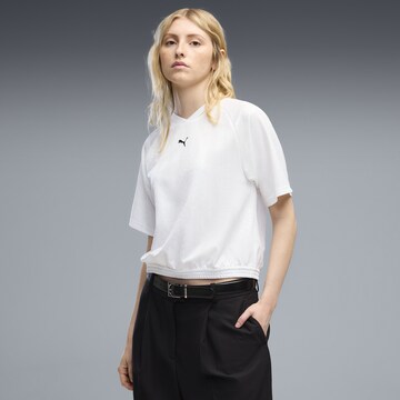 T-shirt PUMA en blanc : devant