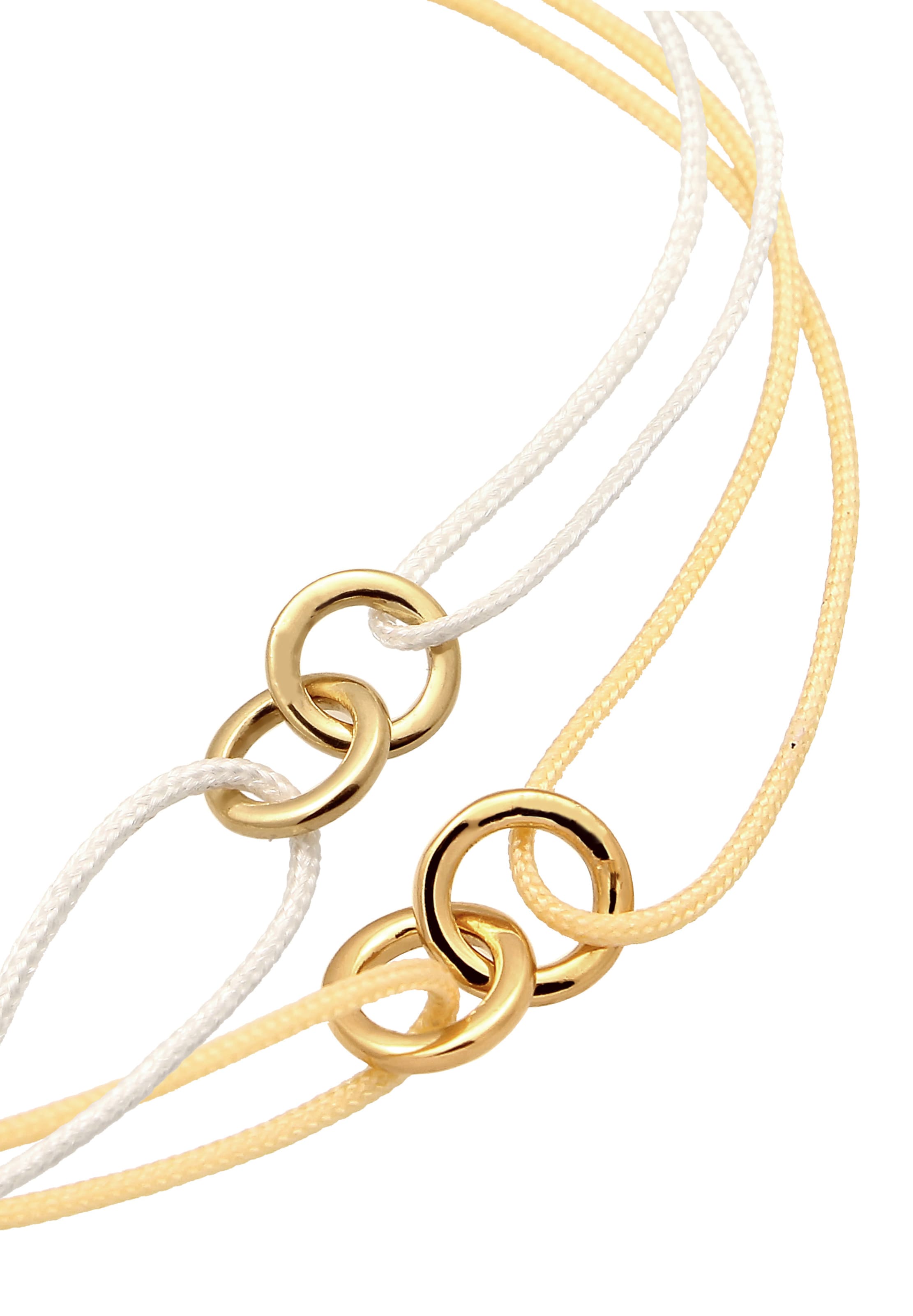 ELLI Bracelet 'Infinity' in Yellow