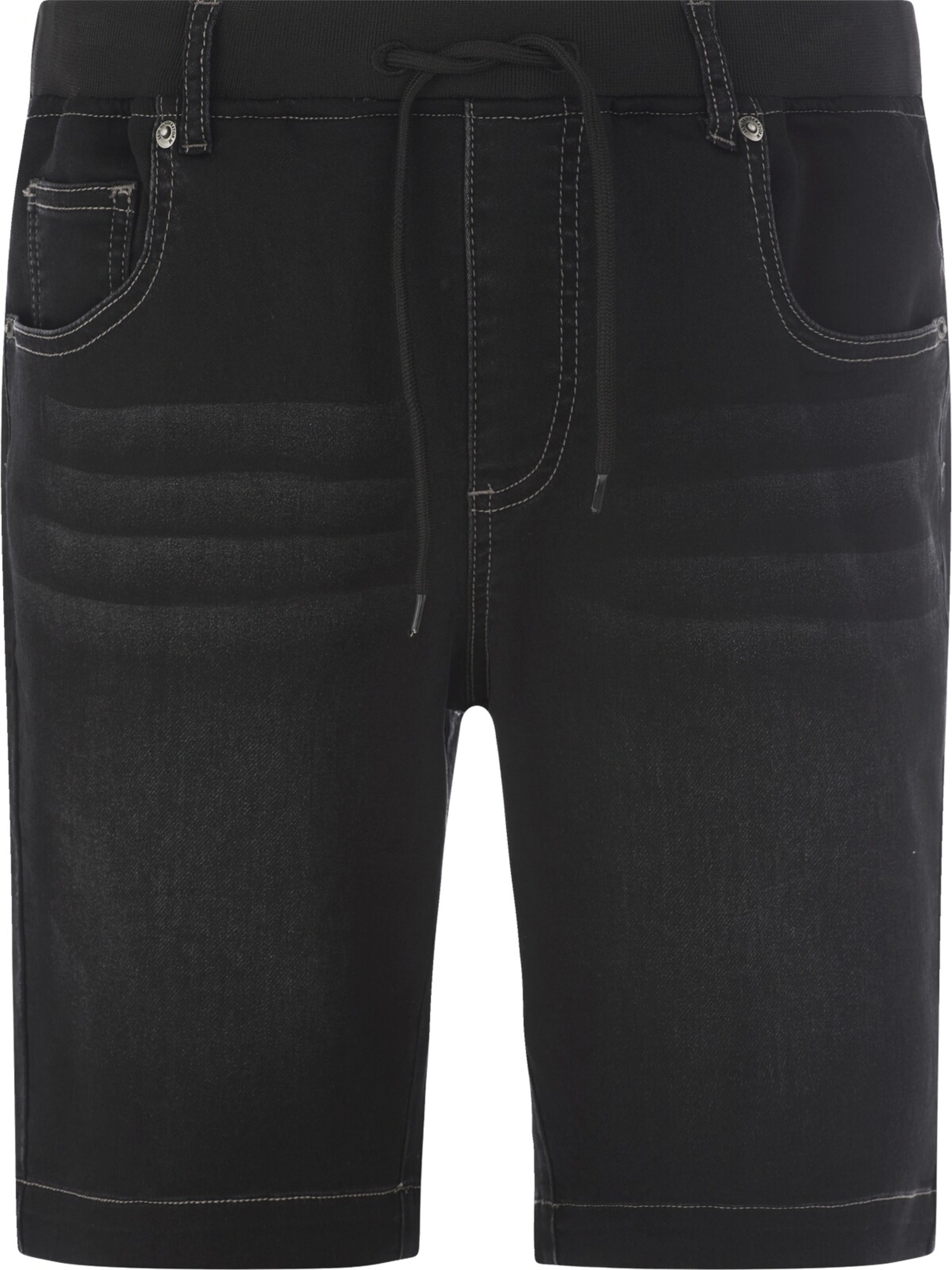 Jan Vanderstorm Shorts 'Gullbrand' in Schwarz: Vorderseite