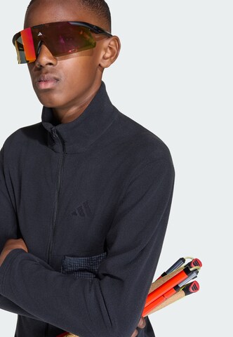 ADIDAS TERREX Athletic fleece jacket 'Kids Multi Full-Zip' in Black
