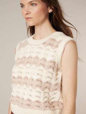 Deeluxe Gebreide top 'Barrya' in Beige