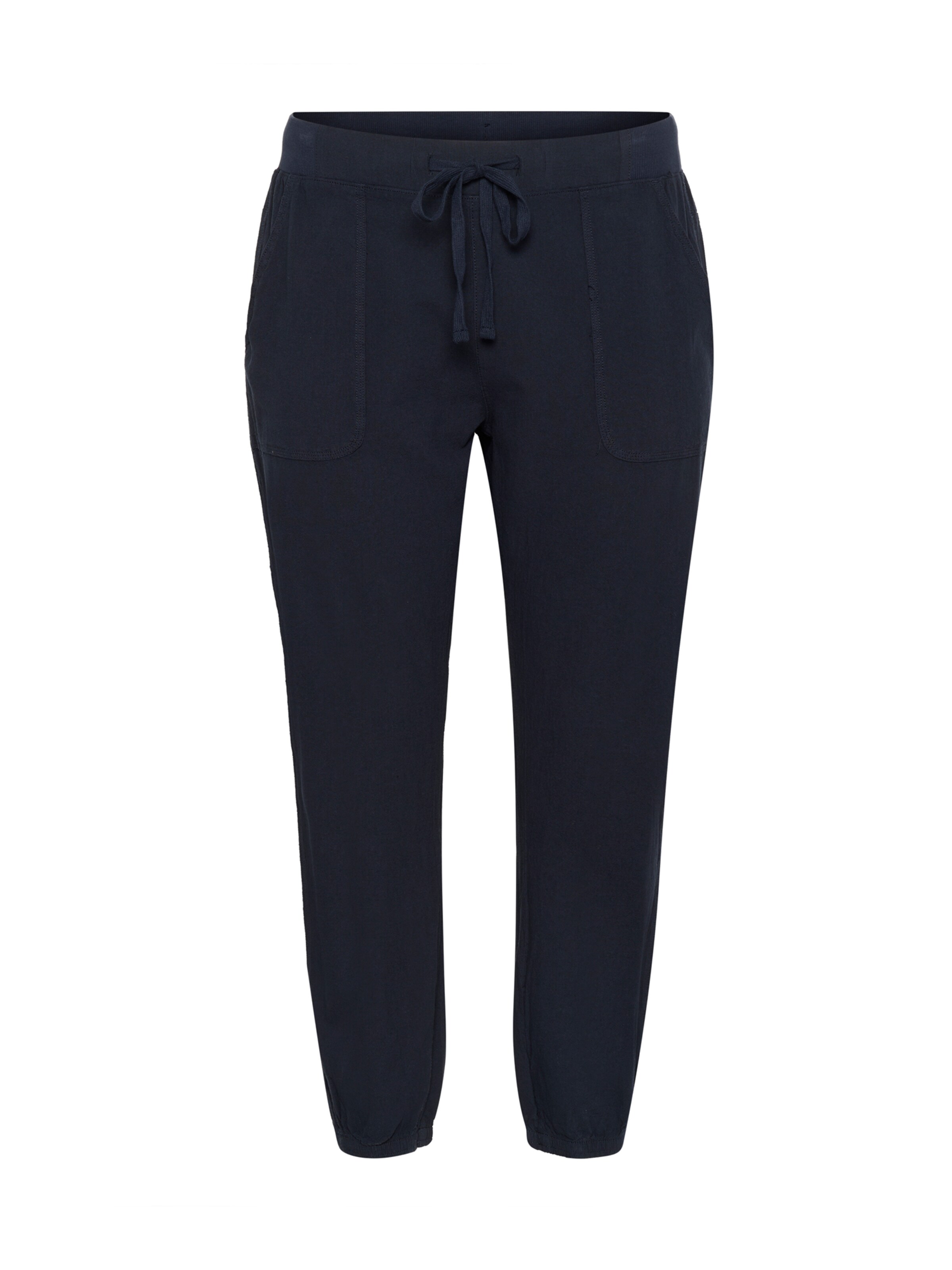 KAFFE CURVE - Tapered Pantalón 'KCNana' en azul: frente