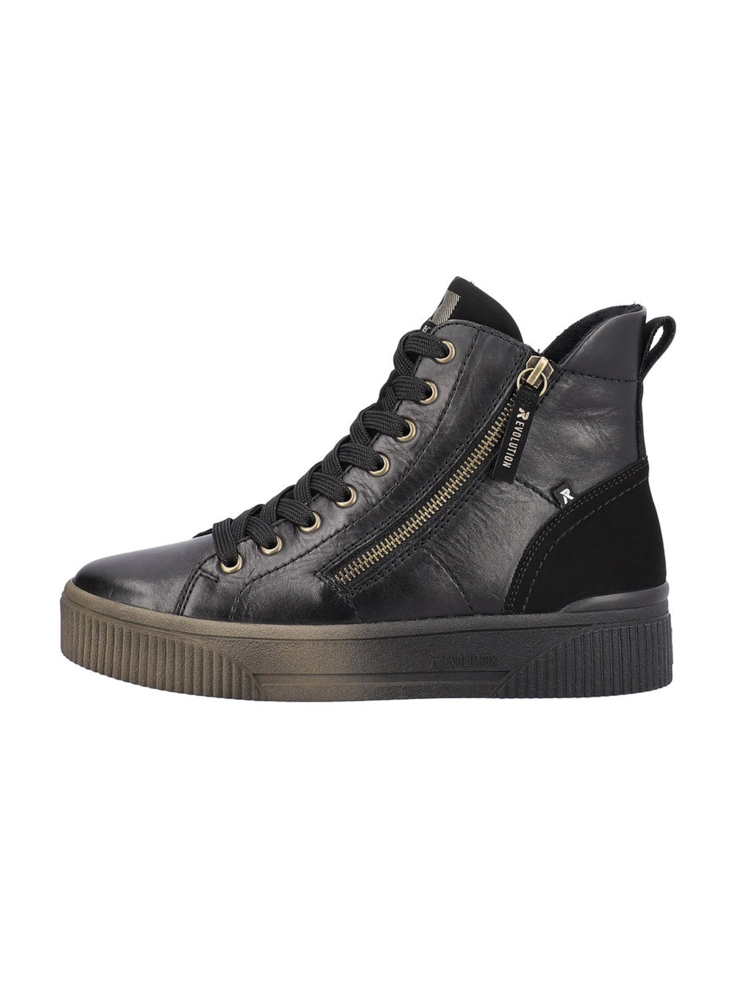 Bottines à lacets Rieker Sport en noir