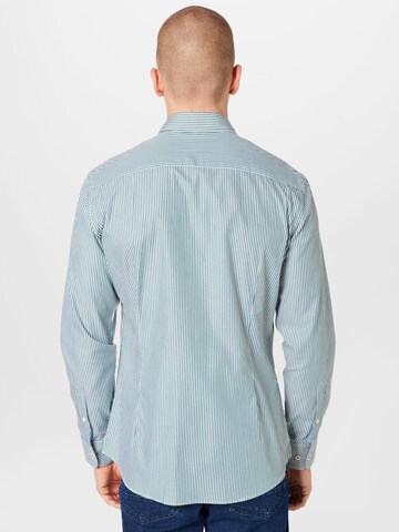 Hackett London - Ajuste estrecho Camisa en verde