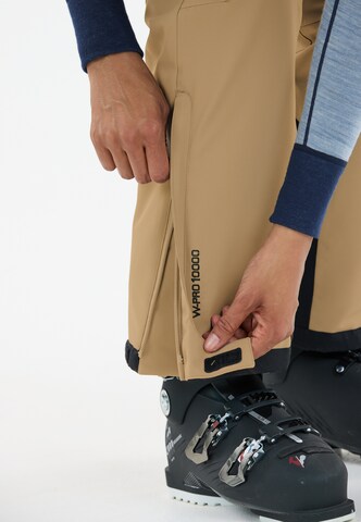 Whistler Regular Skihose Drizzle in Braun