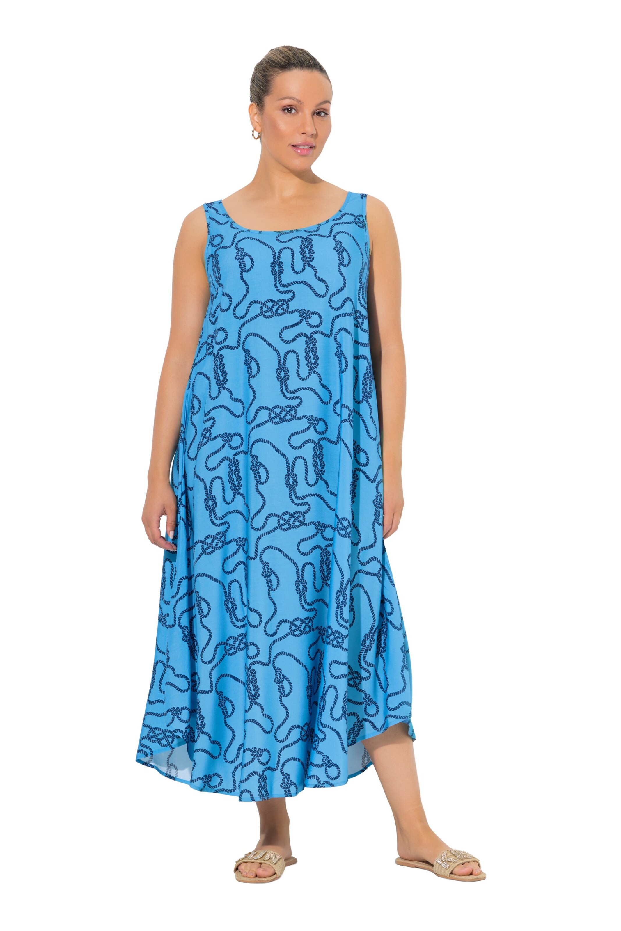 Ulla Popken Kleid in Blau: Vorderseite