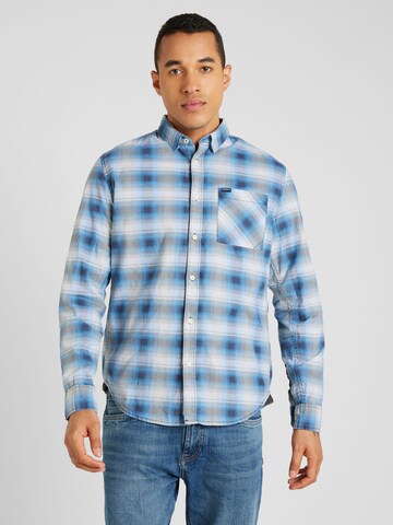 Regular fit Camicia di GARCIA in blu: frontale