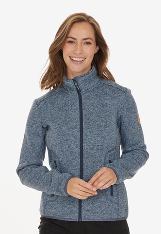 Whistler Athletic Fleece Jacket in Blue: front