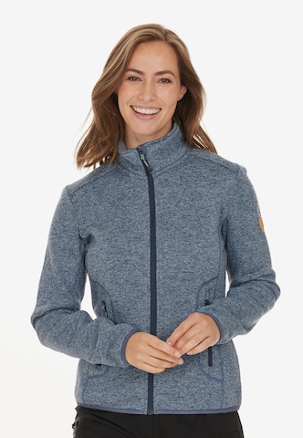 Whistler Athletic Fleece Jacket in Blue: front
