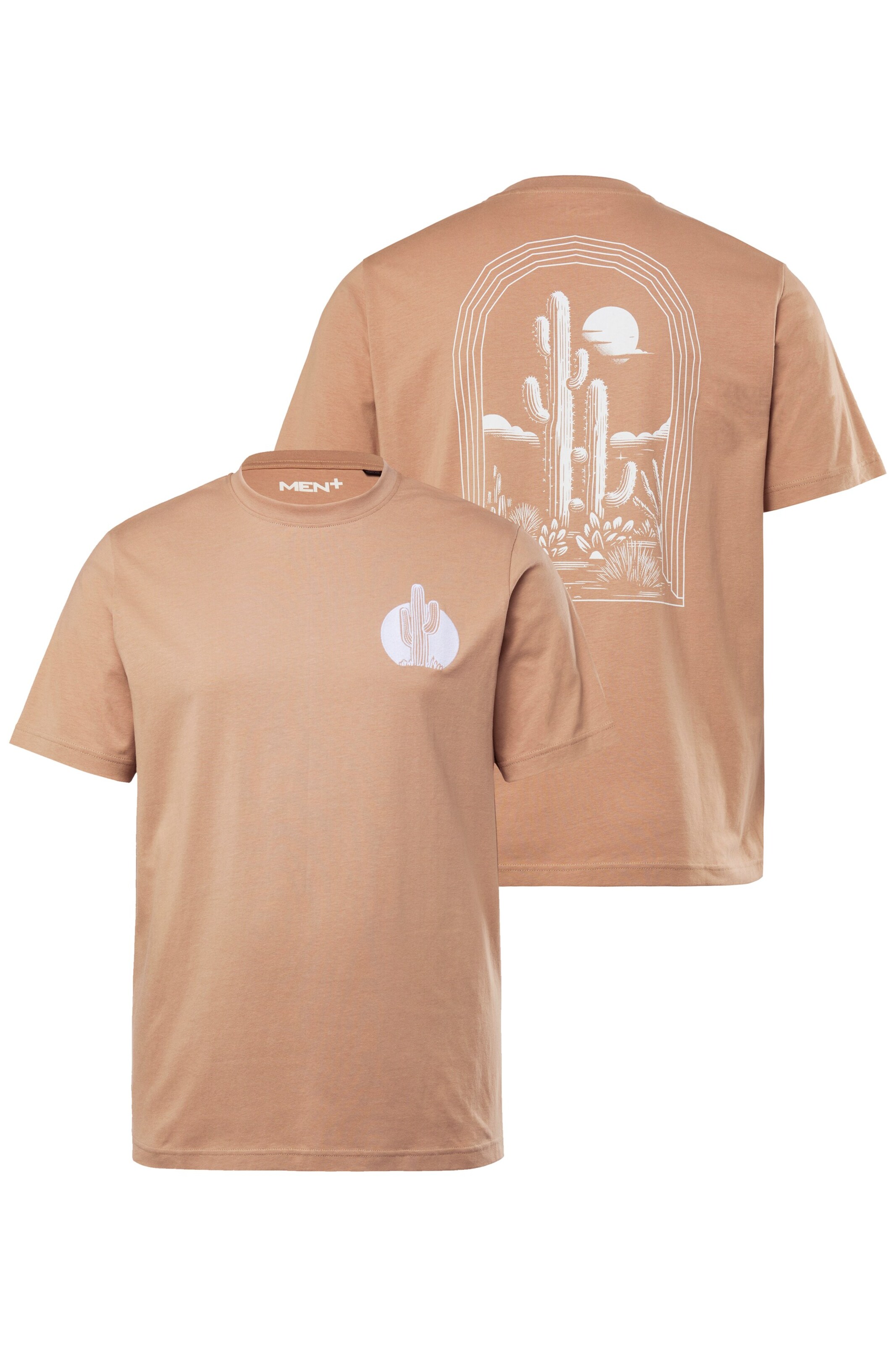 Men Plus Shirt in Beige