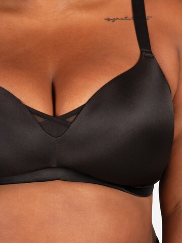 SugarShape T-shirt Bra 'Sensation' in Black