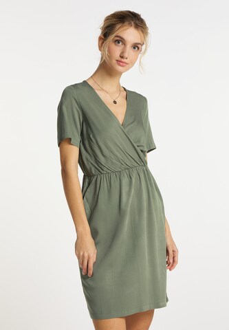 DreiMaster Vintage Dress in Green: front