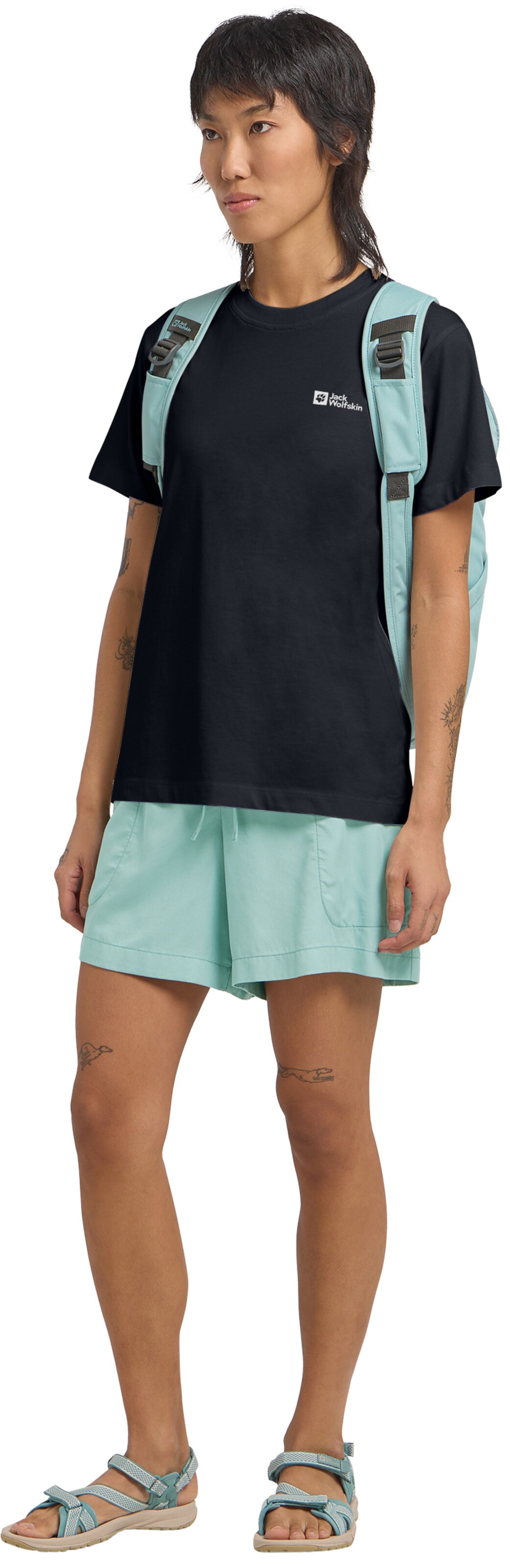 JACK WOLFSKIN Funktionsshirt 'Essential' in Blau