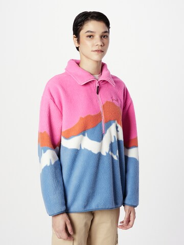 BRUNOTTI Functionele fleece jas in Blauw: voorkant