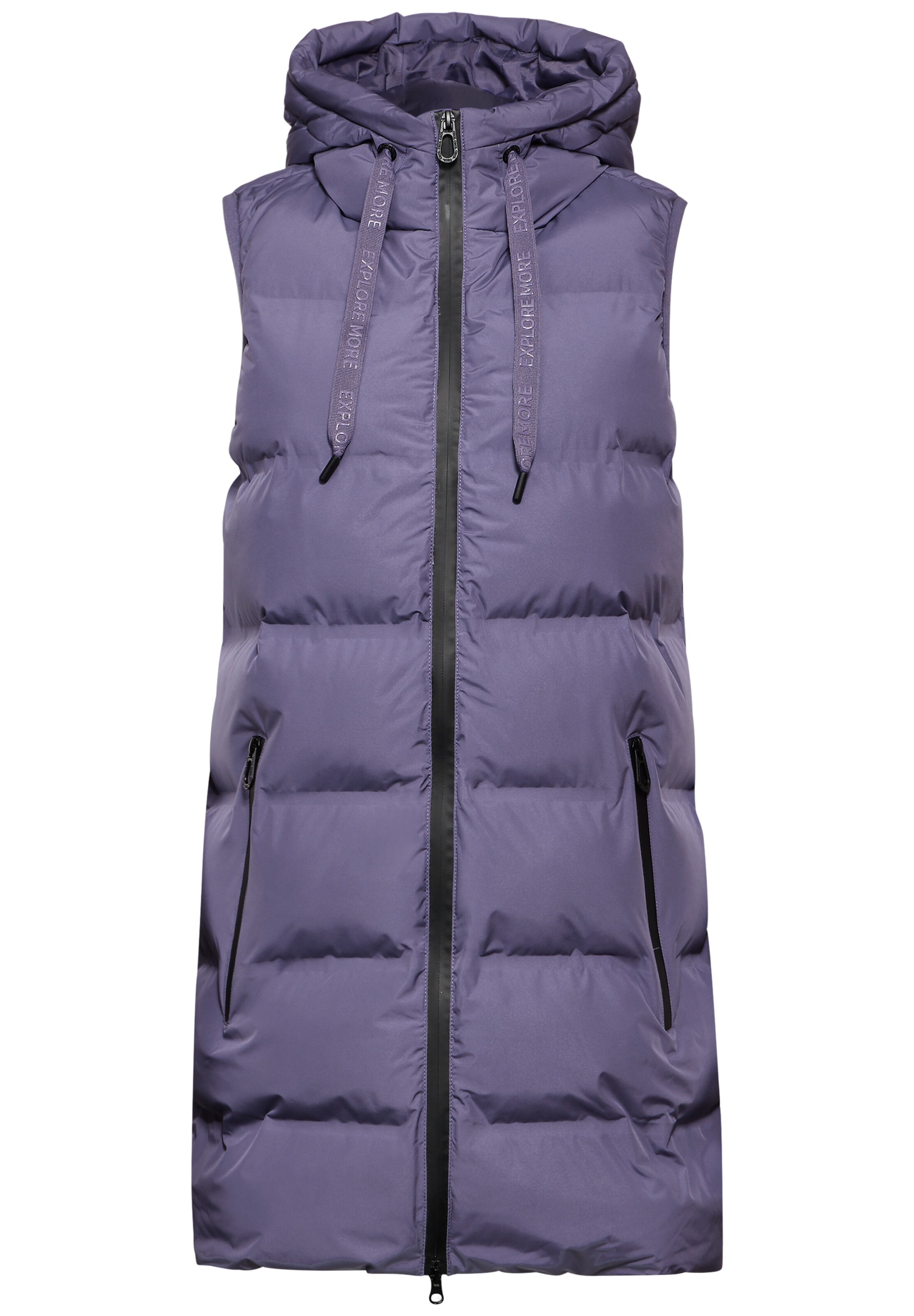 CECIL Vest in Purple: front