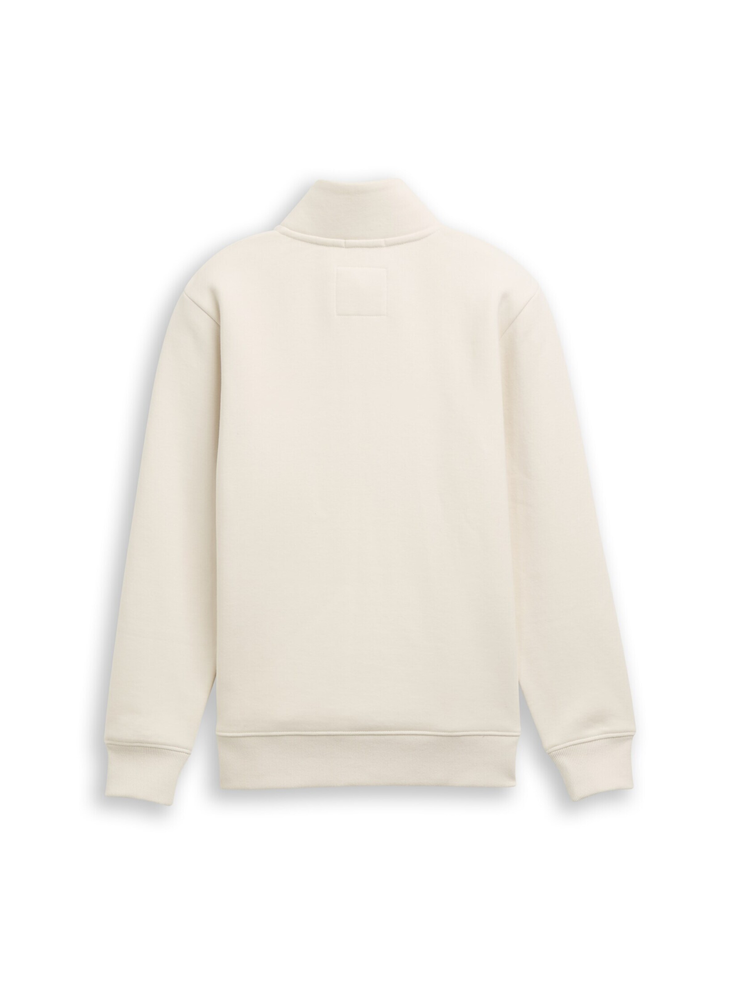 TOM TAILOR Sweatshirt in White
