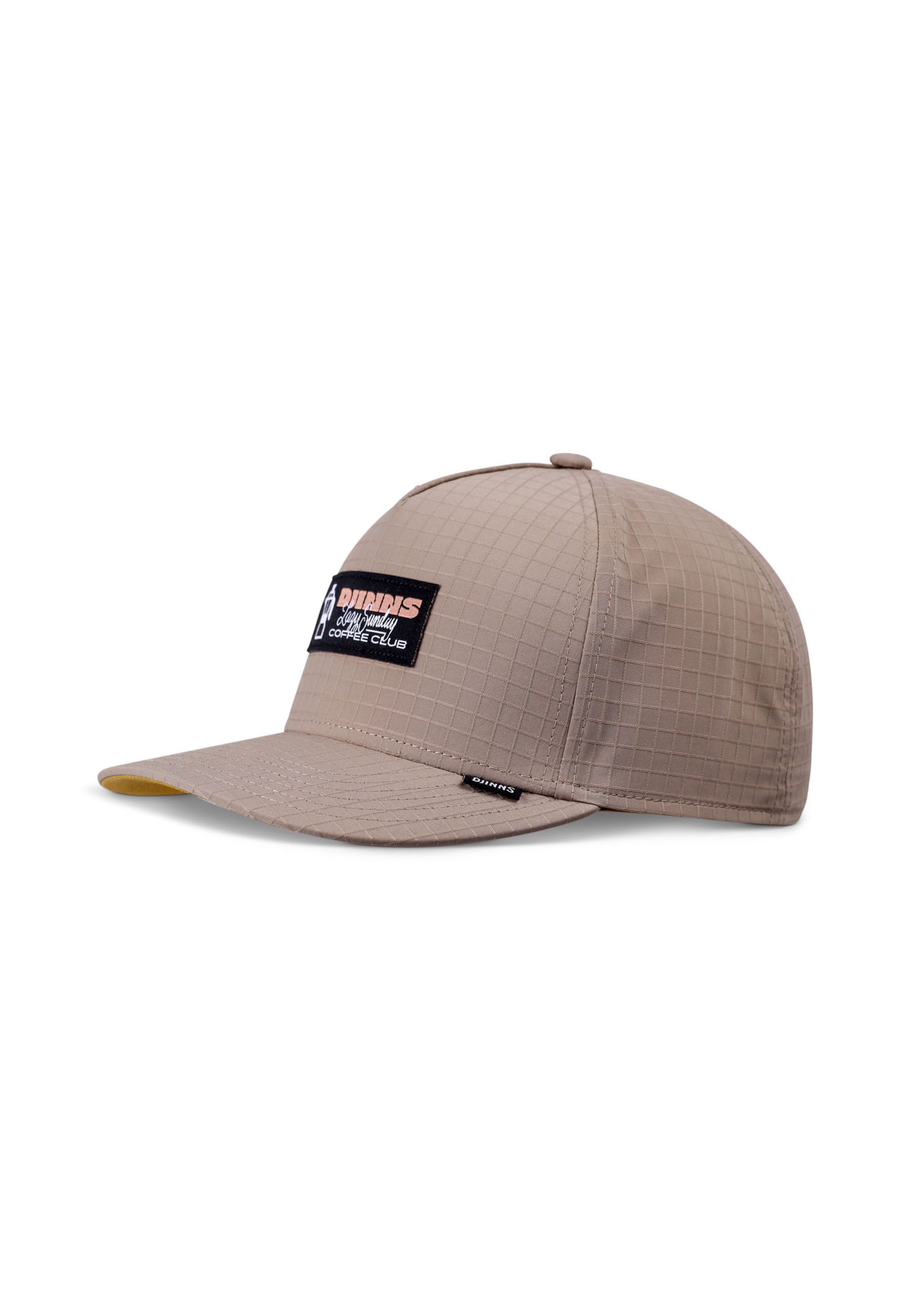 DJINNS Cap 'Sunday Coffee RipStop' in Grey: front