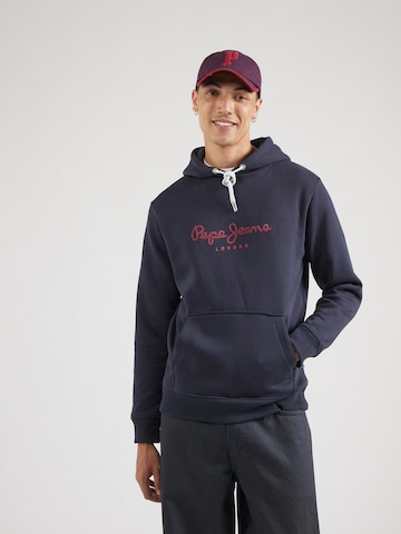 Pepe Jeans Sweatshirt 'Macbeth' in Blue: front
