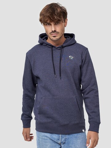 Mikon Sweatshirt 'Welle' in Blue: front