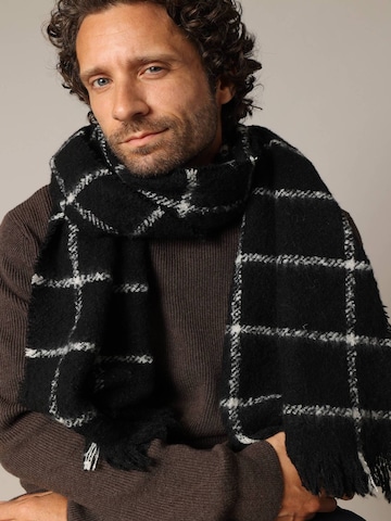 Deeluxe Scarf 'FREEZE' in Black: front