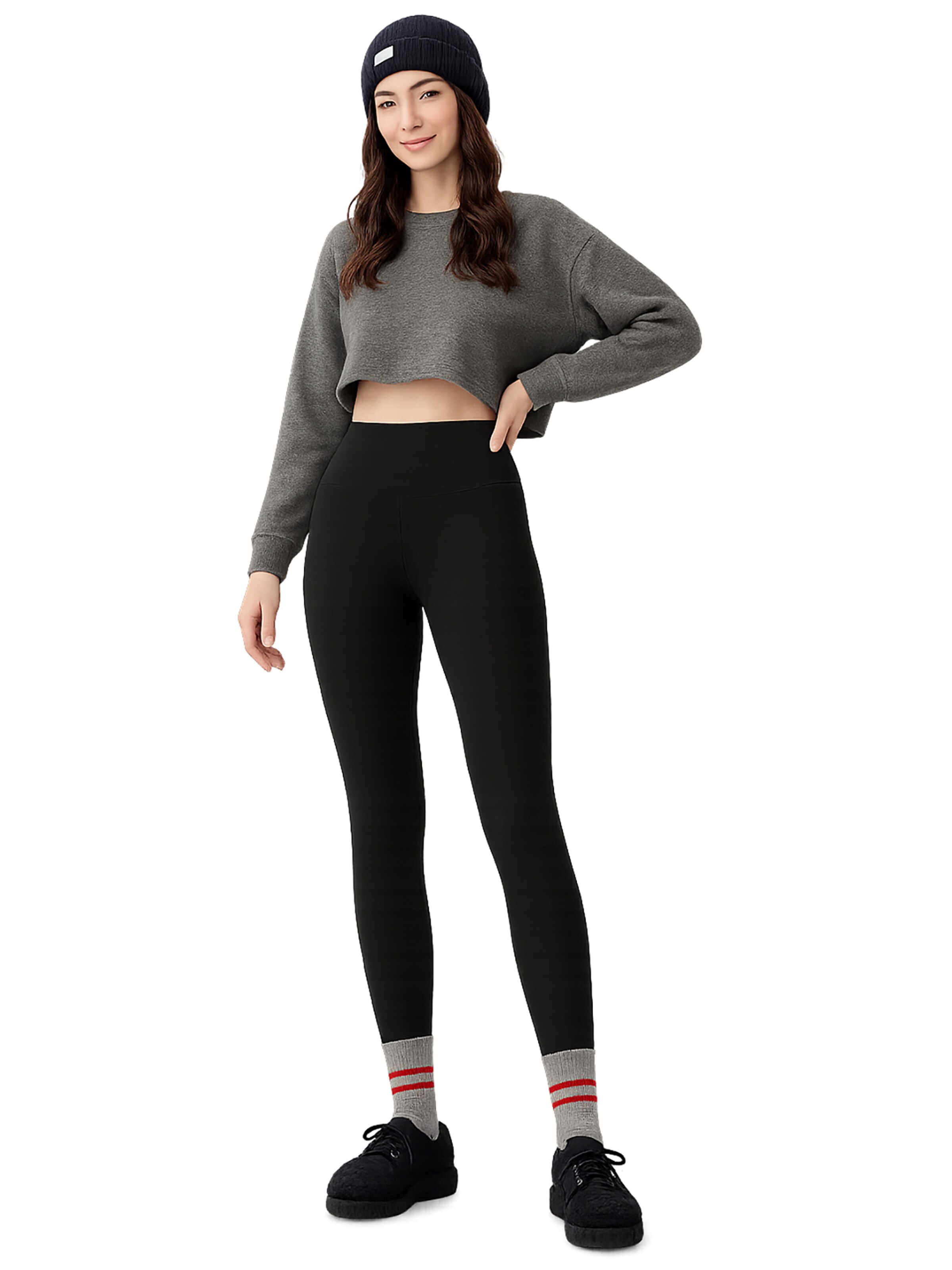 Magicshe Skinny Leggings in Black