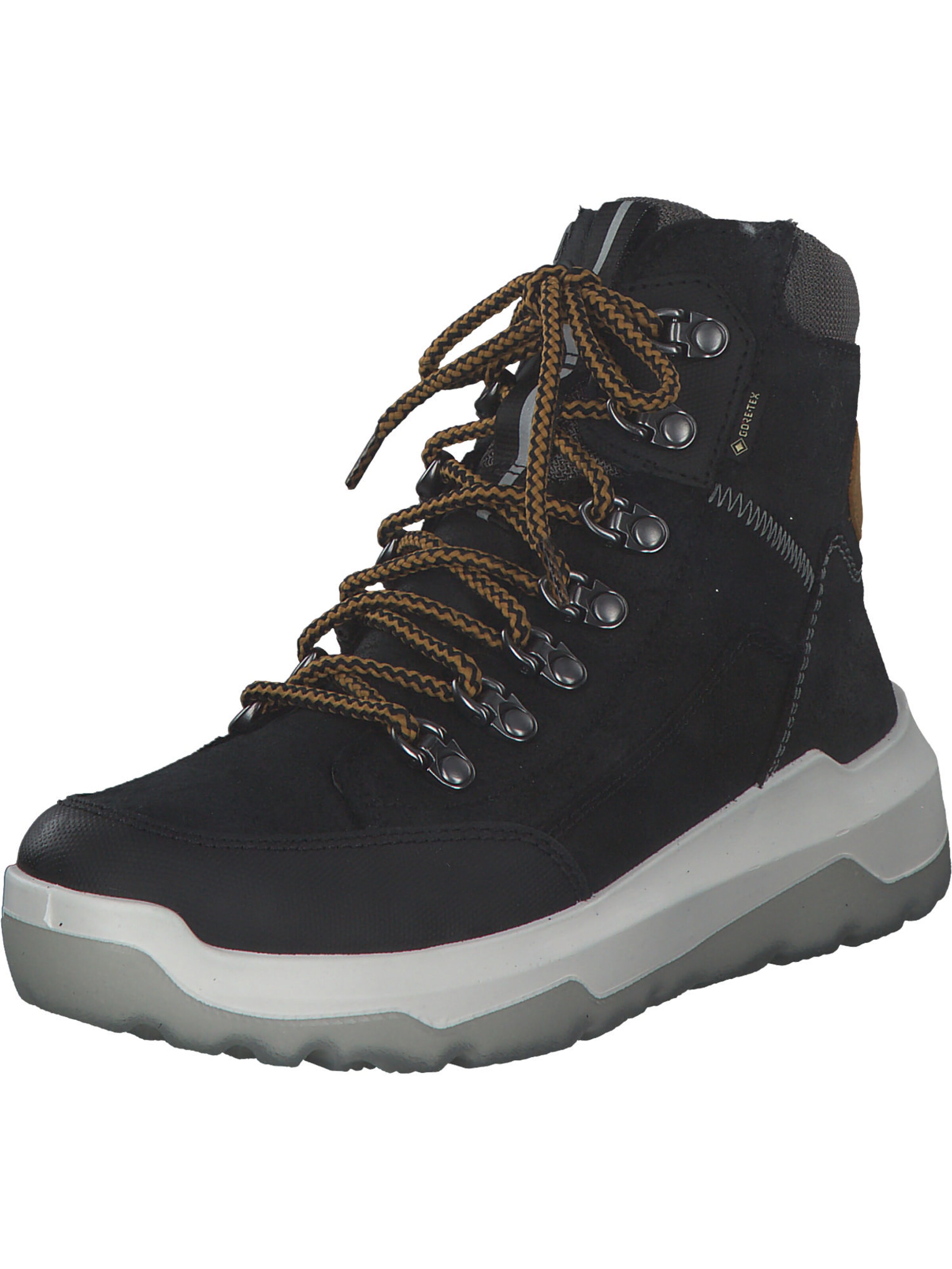 SUPERFIT Schnürstiefelette 'Space 00498' in Schwarz: Vorderseite