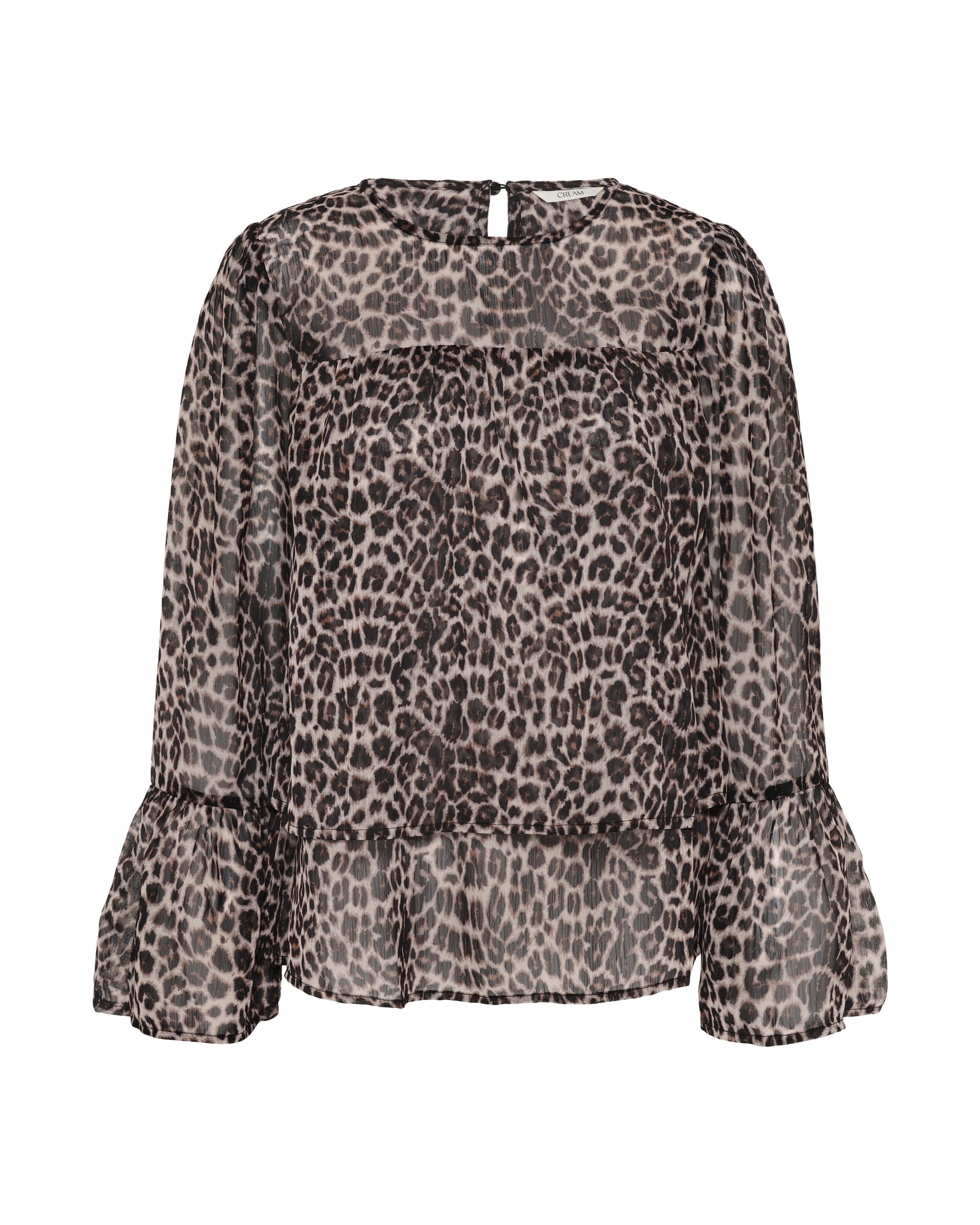Chemisier 'Yuna' Cream en beige : devant