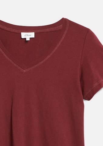 T-shirt s.Oliver en rouge