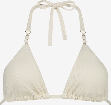 Hunkemöller Triangle Bikini Top 'Cozumel' in White: front