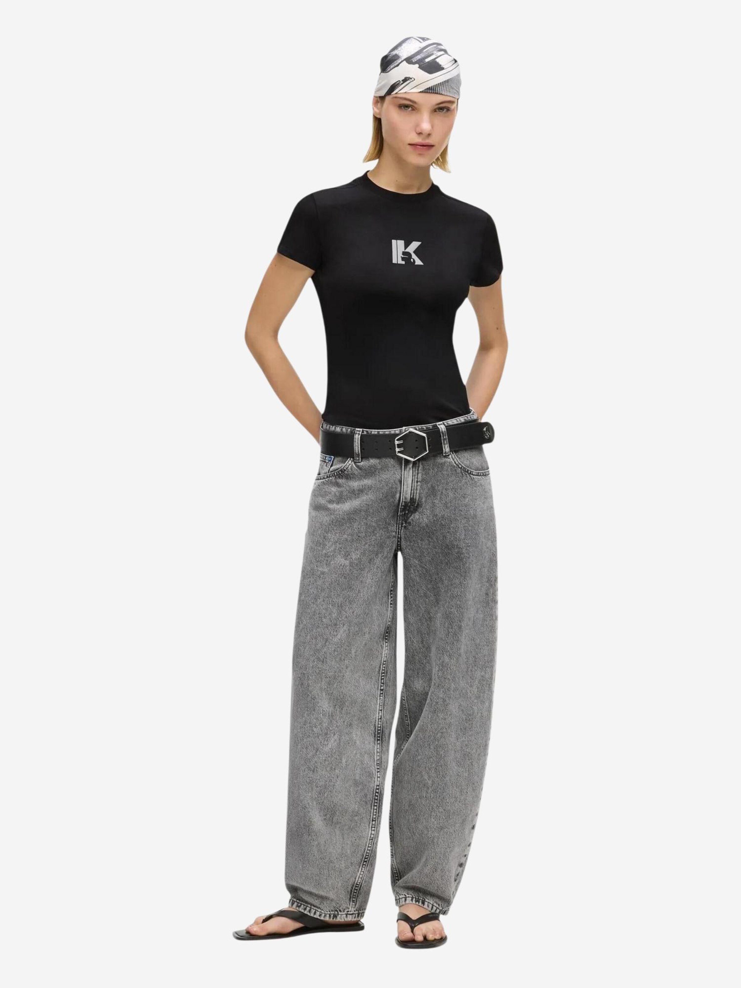 Maglietta di KARL LAGERFELD JEANS in nero