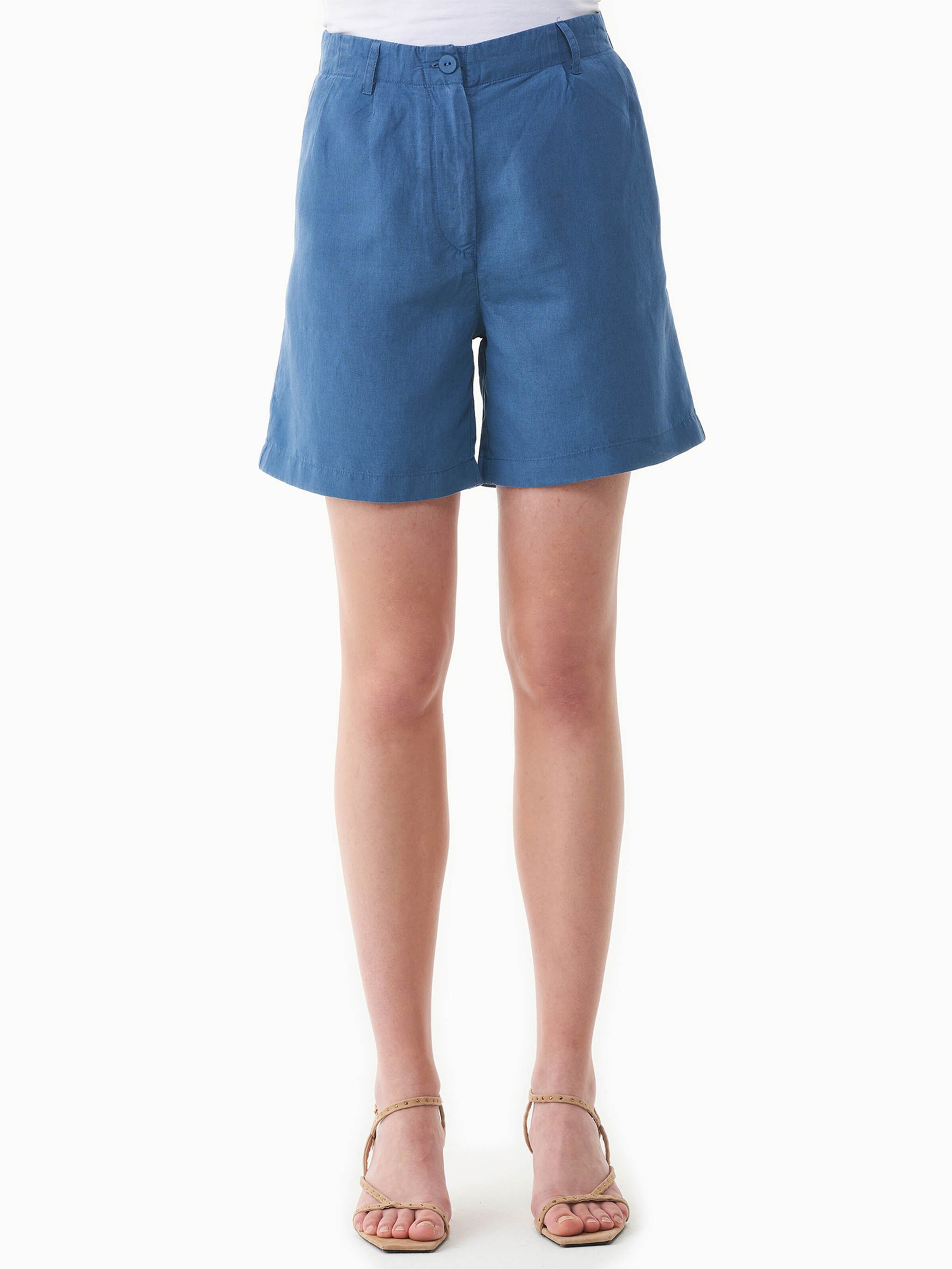 Organication Loose fit Pants in Blue: front