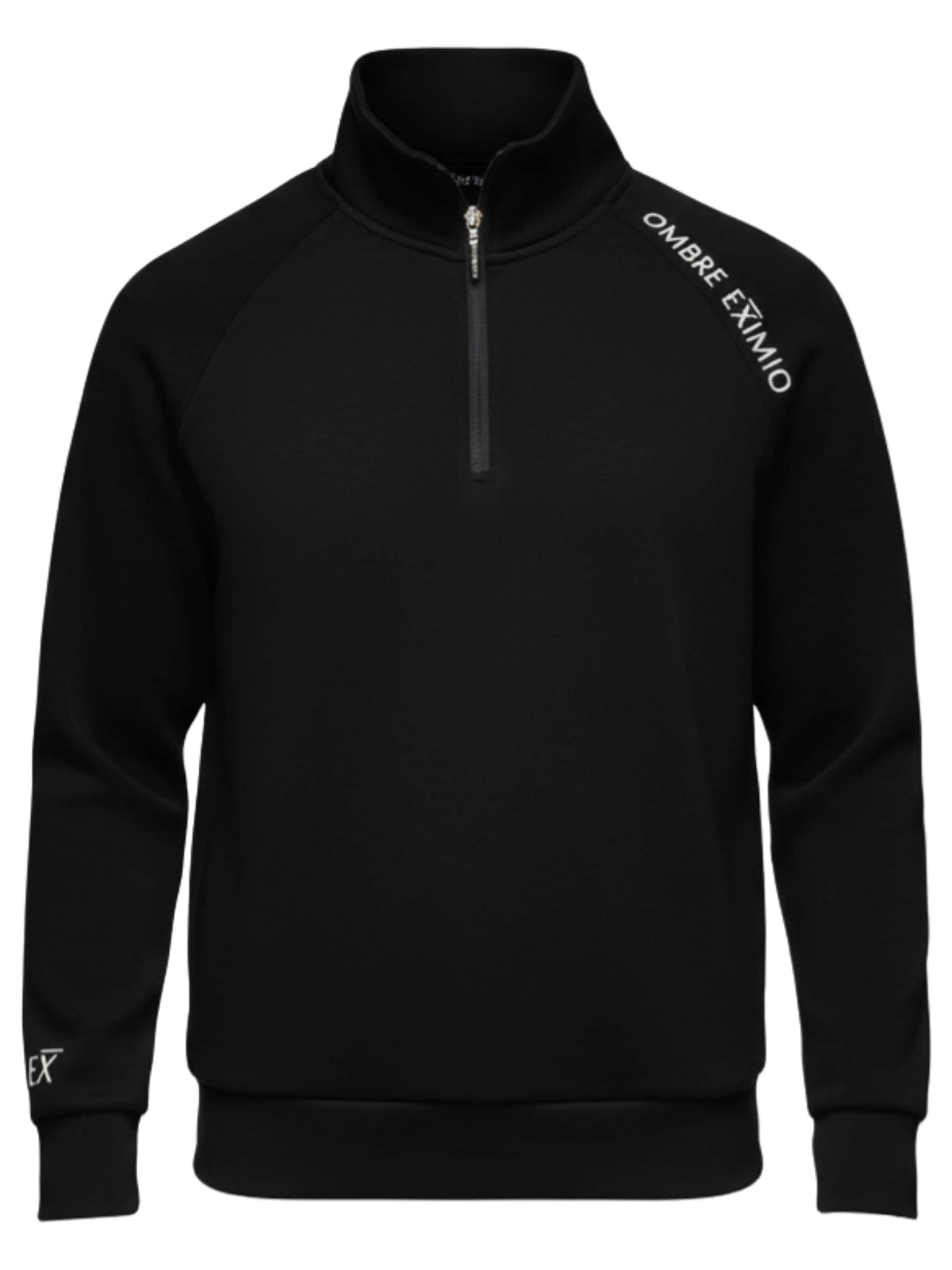 Felpa di Ombre in nero: frontale