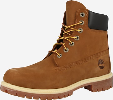 TIMBERLAND Lace-Up Boots '6IN Premium' in Brown: front