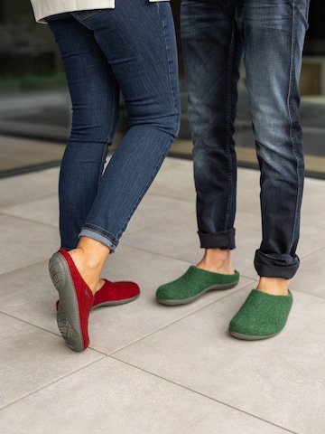 MagicFelt Hausschuh 'Filzpantoffel Magicfelt 736'‌ in Rot