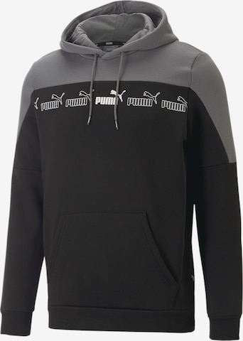 Sweat de sport PUMA en noir : devant