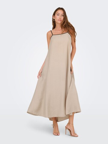 ONLY Jurk 'ONLLINO' in Beige