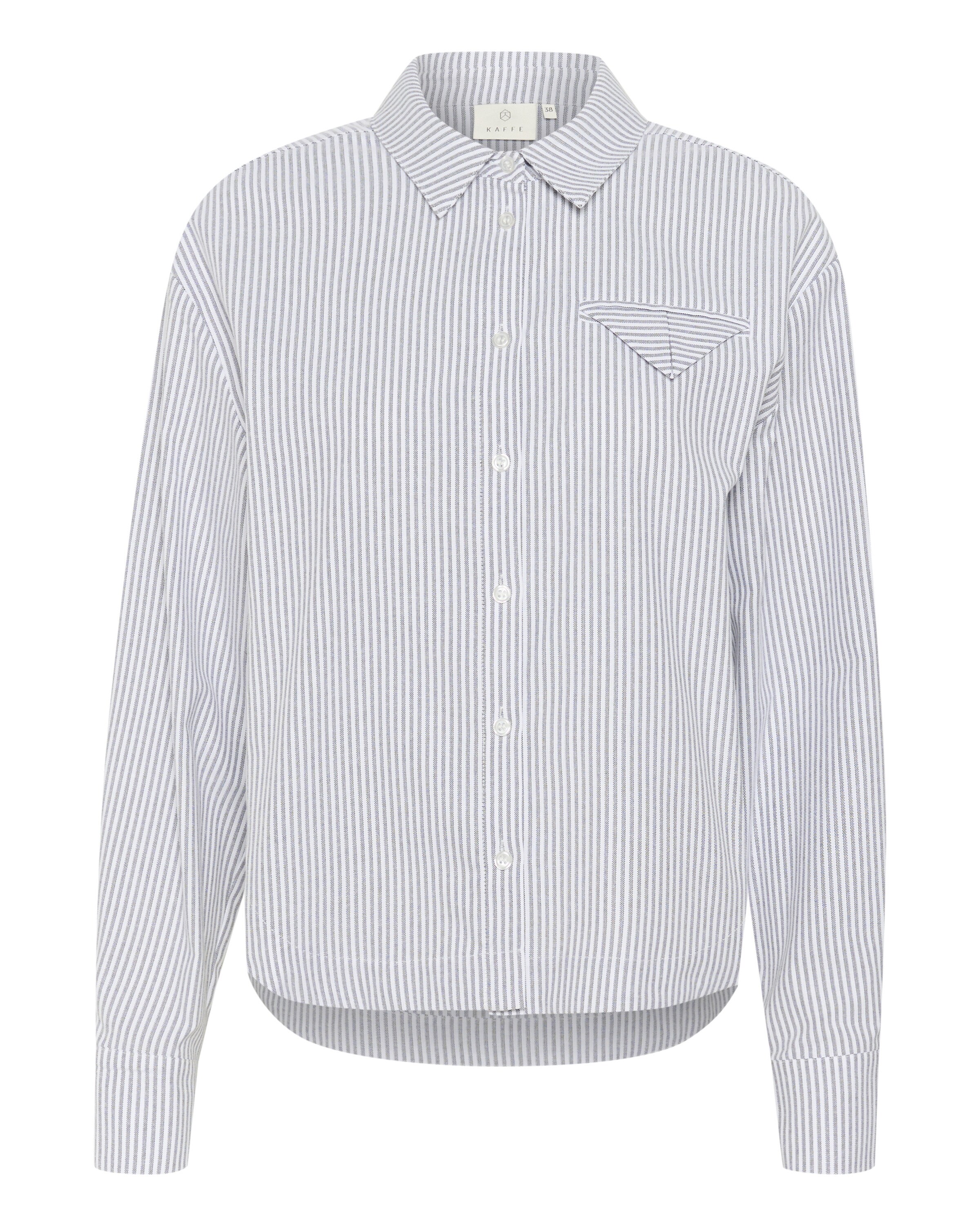 Kaffe Chemisier 'Osita' en gris / blanc, Vue avec produit