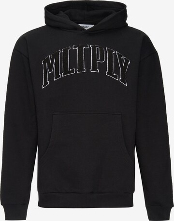 Sweat-shirt Multiply Apparel en noir : devant