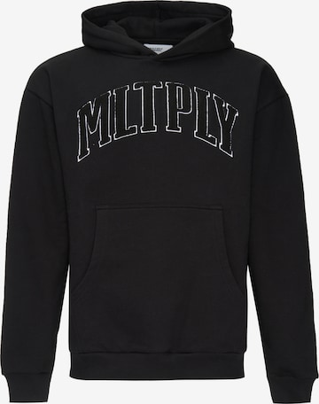 Multiply Apparel Sweatshirt in Zwart: voorkant