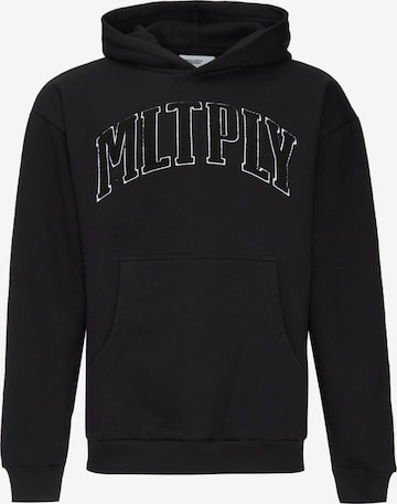 Multiply Apparel - Sudadera en negro: frente