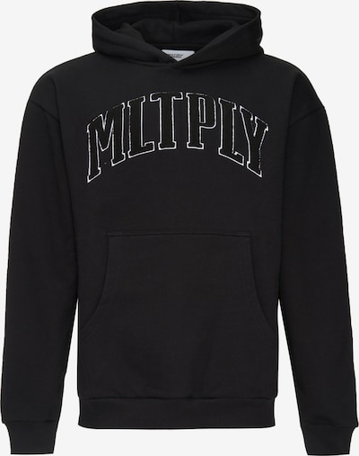 Multiply Apparel Sweat-shirt en noir / blanc, Vue avec produit