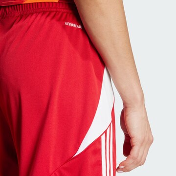 ADIDAS PERFORMANCE Regular Sportshorts 'Tiro 24' in Rot