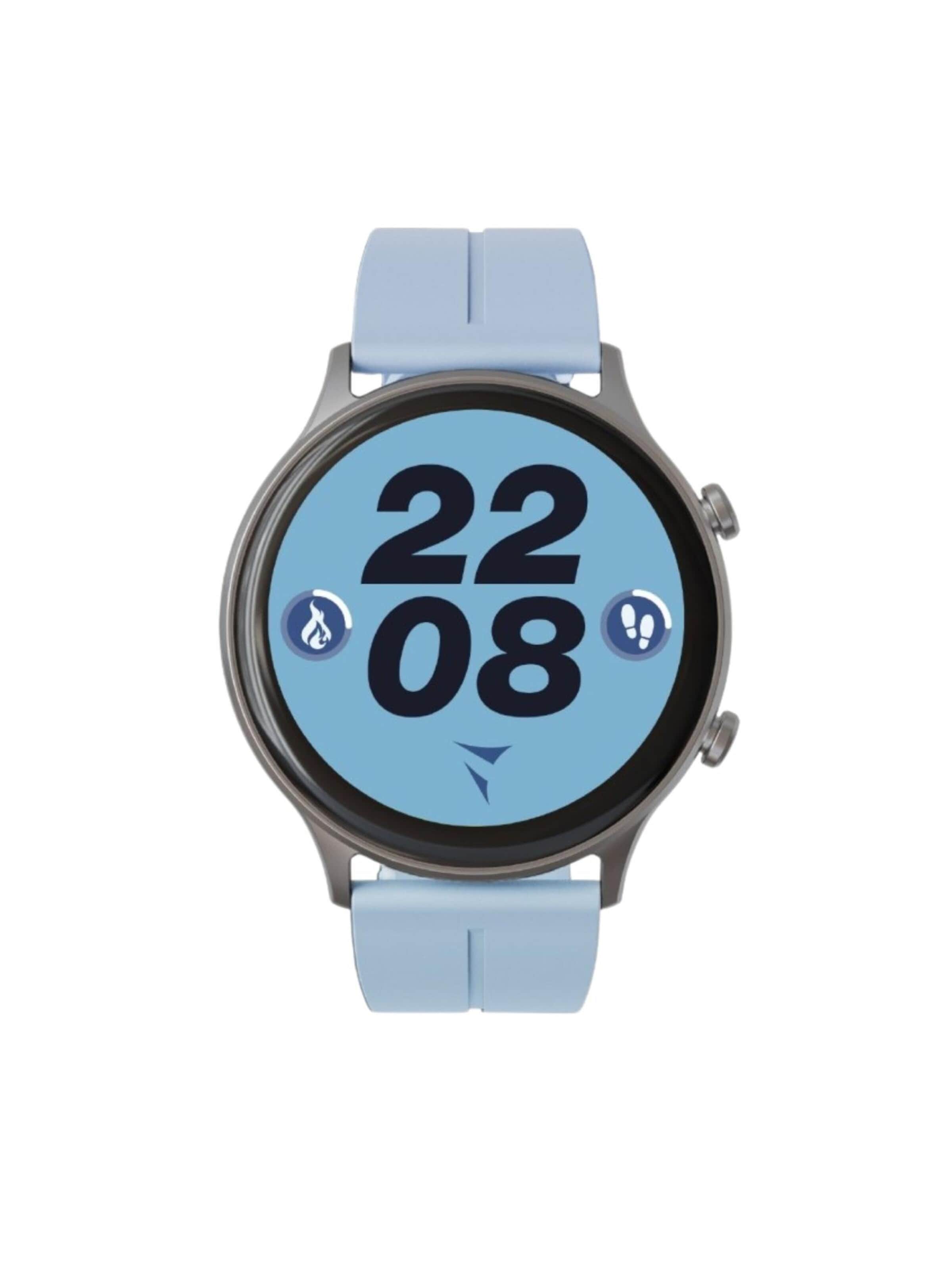 Techmade Digital Watch 'Dynamic 2 Smartwatch - Bundle mit Kopfhörern' in Blue