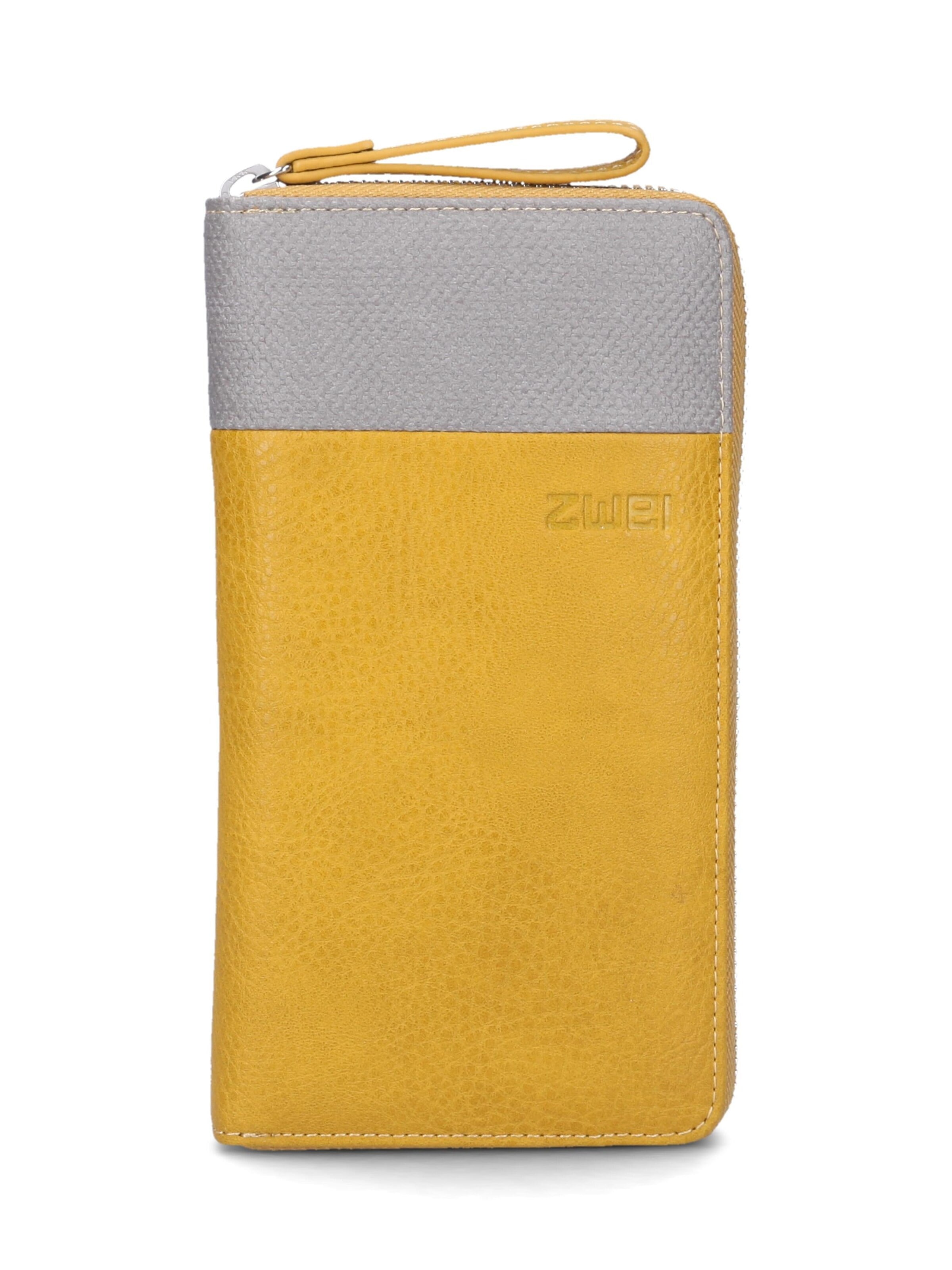 ZWEI Wallet 'EVA' in Orange: front