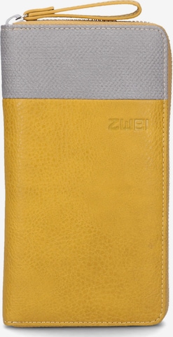 ZWEI Wallet 'EVA' in Orange: front